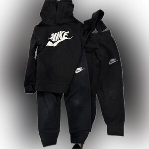 Nike Kids Black Jogger Set